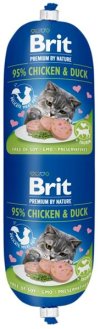 BRIT Premium by Nature Sausage CAT Chicken & Duck - 180 g - VÝPREDAJ