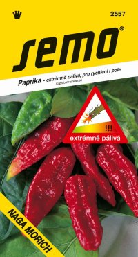 Semo Paprika zeleninová pálivá - Naga Morich 15s / SHU 1 050 000 / - VÝPREDAJ
