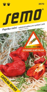 Semo Paprika zeleninová pálivá - Carolina Reaper 10s / SHU 2 000 000 / - VÝPREDAJ