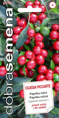 Dobré semená Paprika zeleninová - Ciliegia Piccante, chilli 0,3g - VÝPREDAJ