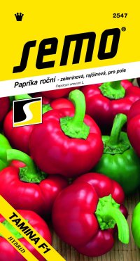 Semo Paprika zeleninová sladká F1 - Tamina F1 poľa, rajčiaková paprika 15s - VÝPREDAJ