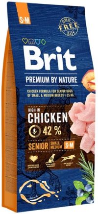 Brit Premium by Nature Senior S+M 15 kg - VÝPREDAJ