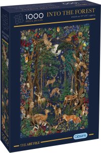 GIBSONS Puzzle The Art File: Do lesa 1000 dielikov - VÝPREDAJ