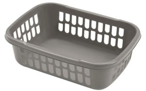 Plastový košík HEIDRUN 36x27x10,5cm MIX farieb - VÝPREDAJ