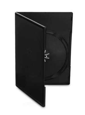 Obal 2 DVD 9mm slim čierny - kartón 100ks - VÝPREDAJ