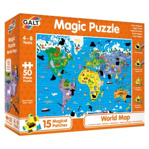 Magické puzzle - Mapa sveta - VÝPREDAJ