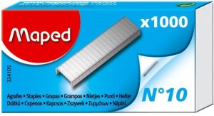 MAPED Spojovače do zošívačky No.10, 1000ks - VÝPREDAJ