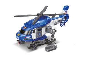 Vrtuľník policajný s efektmi 29 cm - VÝPREDAJ