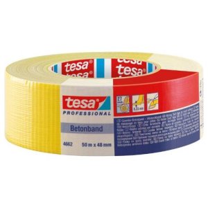 Páska opravná textilná 4662 Betonband, 50 mx 48 mm, žltá - VÝPREDAJ
