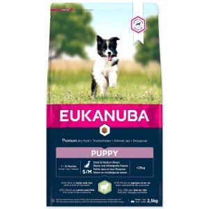 Krmivo EUKANUBA Puppy Small & Medium Lamb 2,5kg - VÝPREDAJ