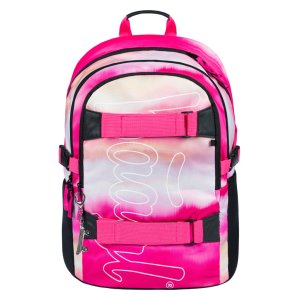 BAAGL Školský batoh Skate Pink Stripes - VÝPREDAJ