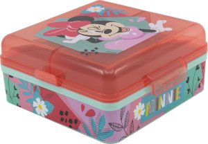 STOR Štvorcový Multi Box na desiatu Minnie Mouse - VÝPREDAJ