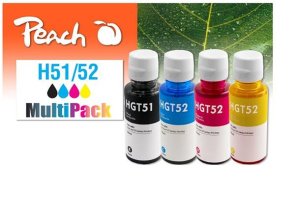 PEACH kompatibilný cartridge HP GT51, GT52, MultiPack - VÝPREDAJ