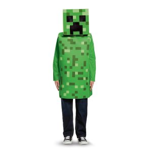 Minecraft - Creeper kostým, 10-12 rokov - VÝPREDAJ