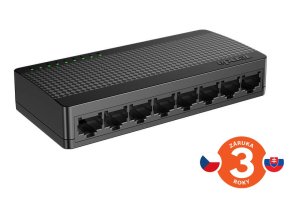 Tenda SG108M - 8x Gigabit Desktop Ethernet Mini Switch, rýchlosti 10 100 1000 Mb s, 16Gb s - VÝPREDAJ