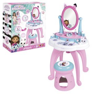 Gabby´s Dollhouse 2v1 Toaletný stolík so stoličkou - VÝPREDAJ