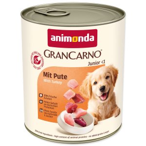 Konzerva Animonda Gran Carno Junior s morčacím 800g - VÝPREDAJ