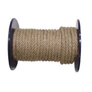 Šnúra prírodná 4mm stáčaná s PP (100m) - VÝPREDAJ