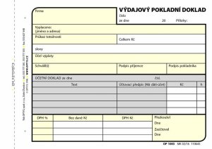 Výdajový doklad, A6, 100 listov, NCR - VÝPREDAJ