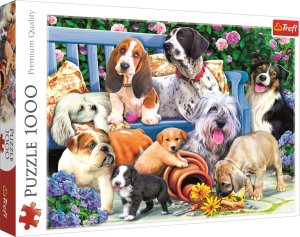 TREFL Puzzle Psy v záhrade 1000 dielikov - VÝPREDAJ