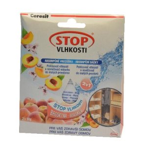 Pohlcovač vlhkosti CERESIT STOP vrecko 50g (2ks) - VÝPREDAJ