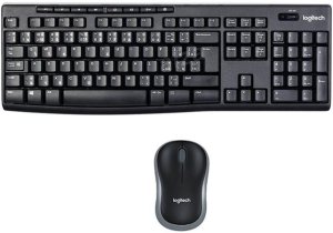 Logitech klávesnica s myšou Wireless Combo MK270, CZ/SK, čierna - VÝPREDAJ