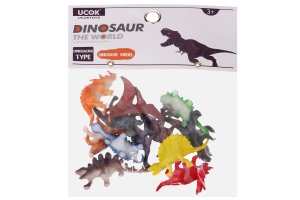 Zvieratká figúrky dino 12 ks 5 cm - VÝPREDAJ