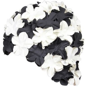 Bloom kúpacia čiapka čierna-biela varianta 26450 - VÝPREDAJ