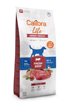 Calibra Dog Life Senior Medium Fresh Beef 2,5kg - VÝPREDAJ