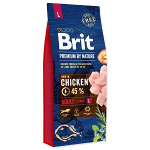 Krmivo Brit Premium by Nature Adult L 15kg - VÝPREDAJ