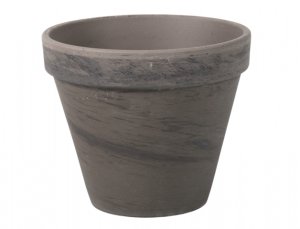 Kvetník KLASIK BASALT keramický d20/22x20cm - VÝPREDAJ