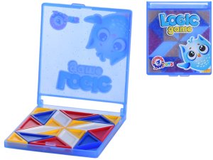 Logická hra - Kaleidoskop v plastovej krabičke - VÝPREDAJ