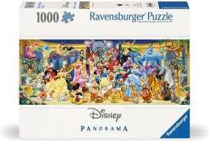 RAVENSBURGER Panoramatické puzzle Disney: Skupinové foto 1000 dielikov - VÝPREDAJ