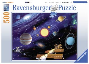 RAVENSBURGER Puzzle Slnečná sústava 500 dielikov - VÝPREDAJ