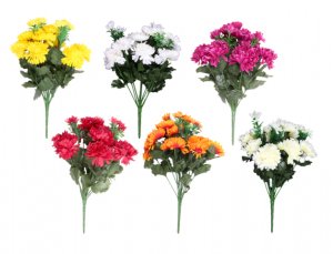 Kvetina CHRYZANTÉMA JESEŇ X13 13květů 36cm - VÝPREDAJ