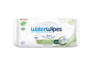 WATERWIPES Obrúsky vlhčené Baby&Toddler 3in1 60 ks - VÝPREDAJ