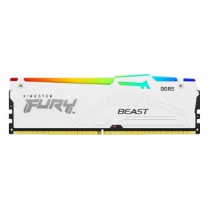 Kingston FURY Beast White DDR5 16GB 5600MT/s DIMM CL36 RGB EXPO - VÝPREDAJ