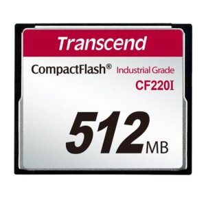 Transcend 512MB INDUSTRIAL TEMP CF220 CF CF (SLC) Fixed disk and UDMA5 - VÝPREDAJ