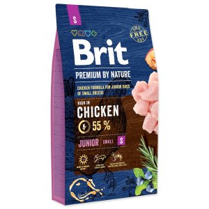 Krmivo Brit Premium by Nature Junior S 8kg - VÝPREDAJ