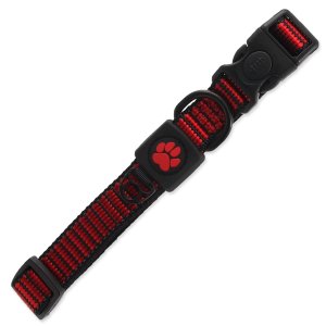 Obojok Active Dog Strong M červený 2x34-49cm - VÝPREDAJ