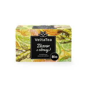 Velta Tea Bylinný čaj VeltaTea - zázvor s citrusmi, bio, 20 x 2 g - VÝPREDAJ