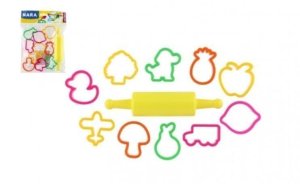 Vykrajovače NARA na modelíne s valčekom - VÝPREDAJ