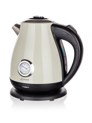 Kanvica rýchlovarná EBBA 1,7l nerez ČER/BÍ 1850-2200W - VÝPREDAJ