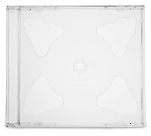 COVER IT box jewel + tray / plastový obal na 2 CD / 10mm / číry / 10pack - VÝPREDAJ