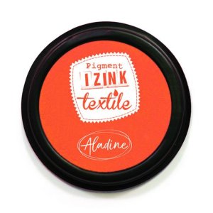 Pečiatkovací vankúšik Izink Textile oranžová - VÝPREDAJ