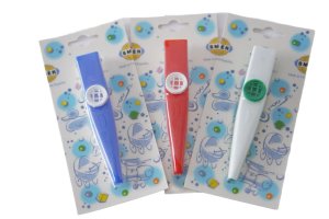 Kazoo plast 12cm - mix variantov či farieb - VÝPREDAJ