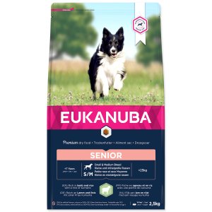 EUKANUBA Senior Small & Medium Breed Lamb - 2,5 kg - VÝPREDAJ