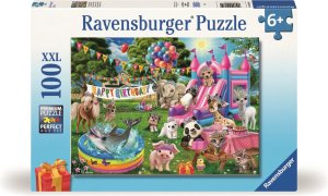 RAVENSBURGER Puzzle Zvieracia narodeninová párty XXL 100 dielikov - VÝPREDAJ