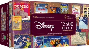 TREFL Puzzle UFT Zlatý vek Disney 13500 dielikov - VÝPREDAJ