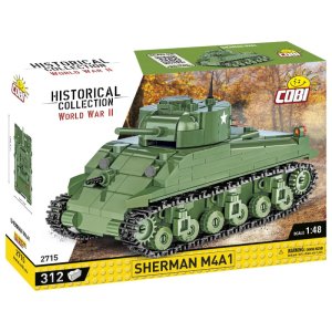 II WW Sherman M4A1, 1:48, 312 k - VÝPREDAJ